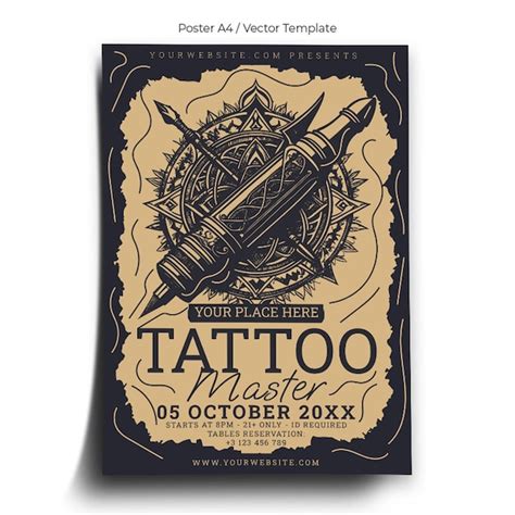 poster tattoo|280+ Free Templates for Tattoo poster